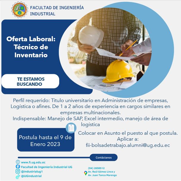 Técnico de Inventario