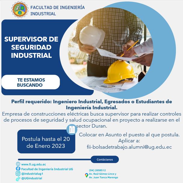 Supervisor de Seguridad Industrial